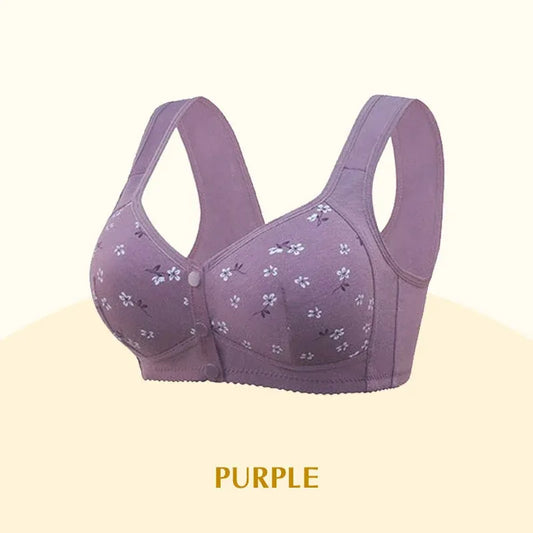 (Pack of 3) New Anti Sagging Front Open Cooling Cotton Bra